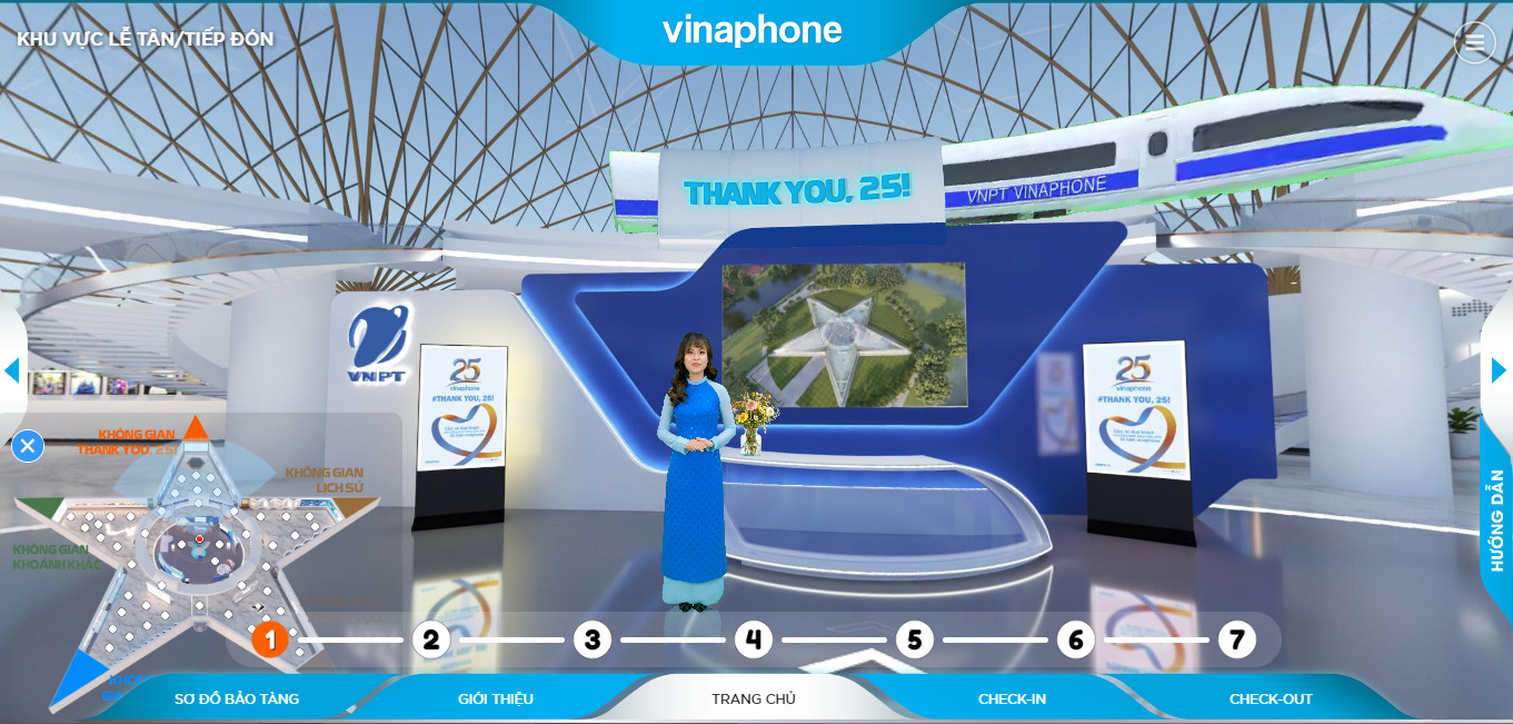 VR Tour triển lãm/bảo tàng ảo của Vinaphone
